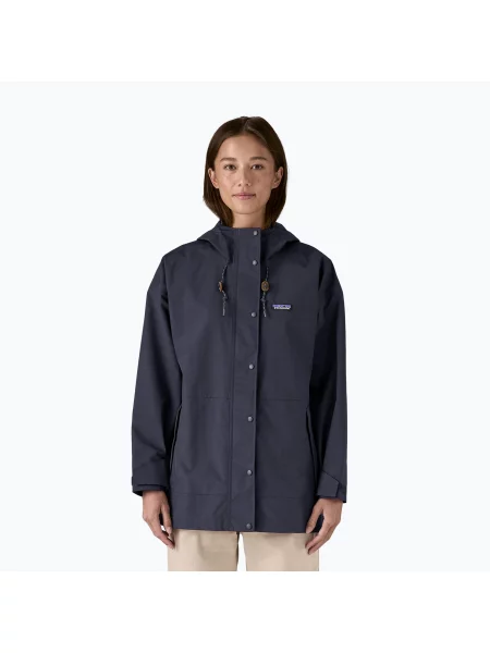 Geacă de ploaie pentru femei Patagonia Outdoor Everyday Rain sunken blue albastru