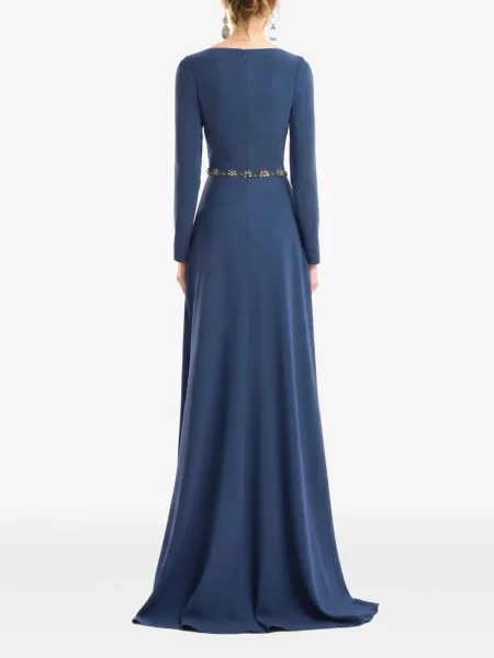 Rochie Gemy Maalouf cu mărgele albastru