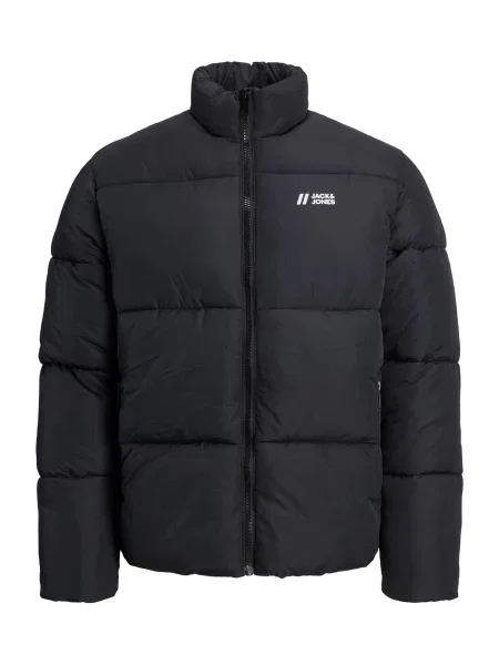 JACK & JONES Geacă de primăvară-toamnă JJMax negru alb