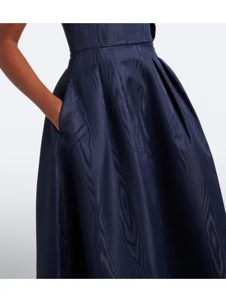 Rochie midi Rebecca Vallance asimetrică albastru