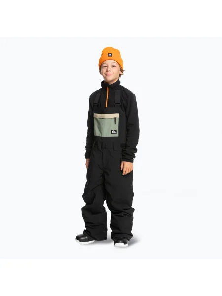 Детски панталон за сноуборд Quiksilver Mash Up Bib true black черно