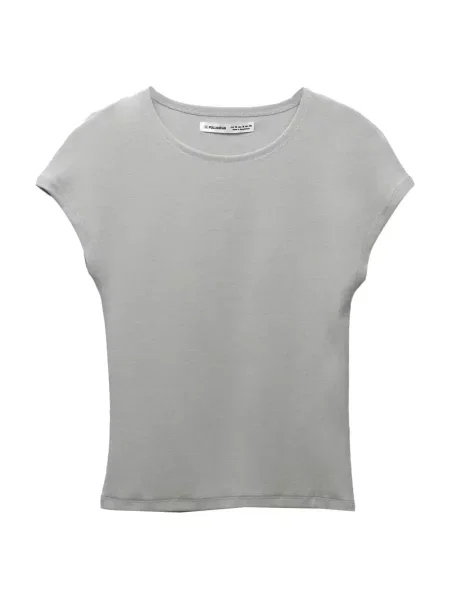 Pull&Bear Tricou deschis gri