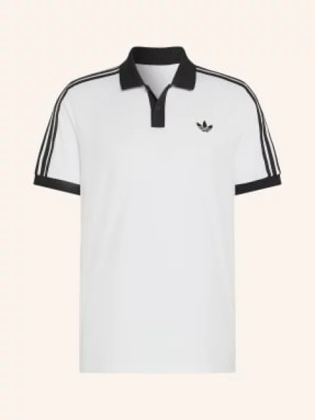 Adidas Originals Funkcyjna Koszulka Polo Classics weiss biała