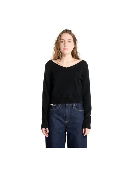 Sweter Calvin Klein Jeans wełniany czarny