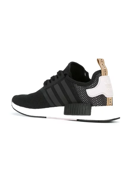 Sneakerși Adidas Primeknit cu șireturi din dantelă negru