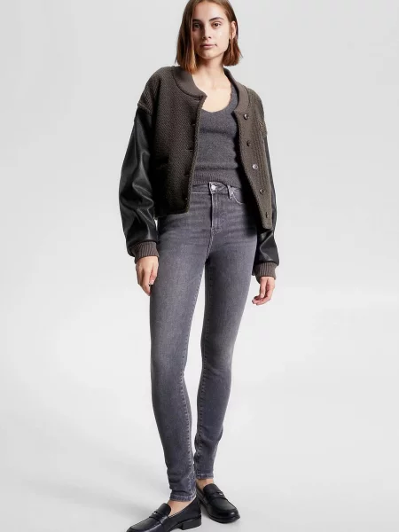 Джинси скінні Tommy Hilfiger Harlem сірі