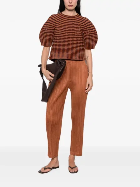 Pantaloni Pleats Please Issey Miyake maro
