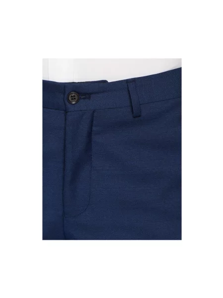 Spodnie Jack & Jones biznesowe granatowe