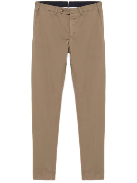 Pantaloni chino Pt Torino maro