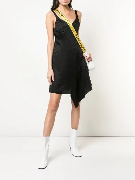 Rochie Off-white cu autograf alb