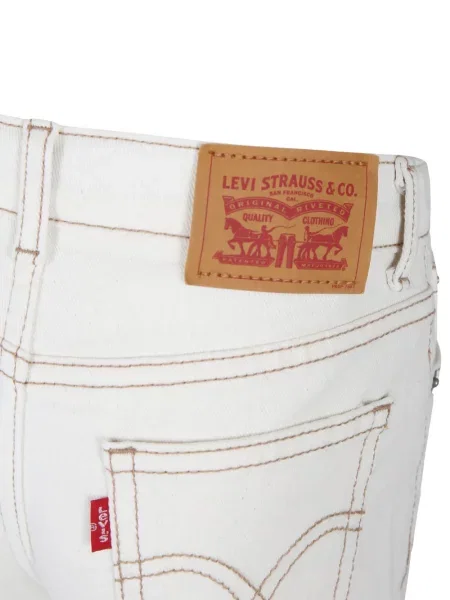 Jeansy dziecięce Levi's białe