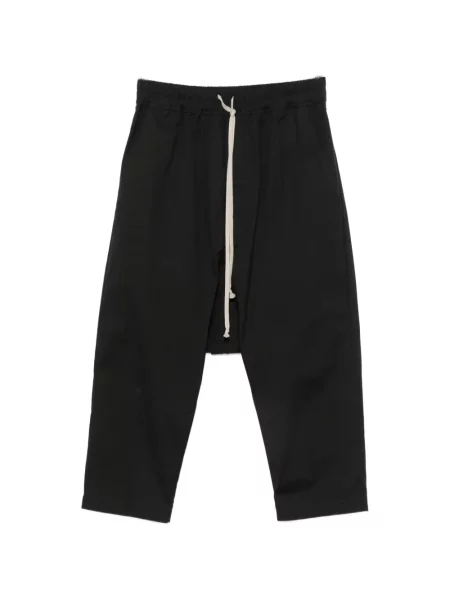 Decupat pantaloni Rick Owens cu cordon negru