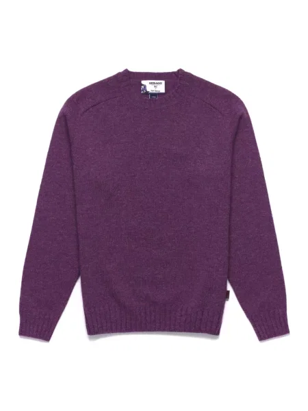 Sweter Sebago wełniany fioletowy