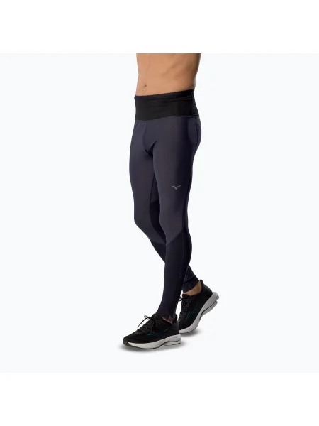 Férfi futó leggings Mizuno Trail Multipocket Long odyssey Trail Multipocket Long szürke