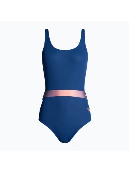 Olcsóbban. Speedo Belted Deep U-Back női egyrészes fürdőruha tengerészkék Méret: 28