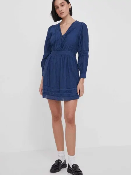 Obleka Pepe Jeans mornarsko modra