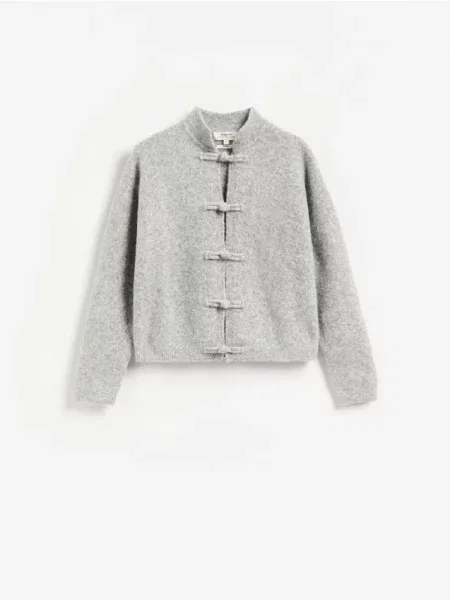 Reserved Cardigan cu amestec de lână gri-neutru gri