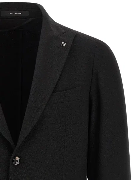 Sacou Tagliatore cu rever negru