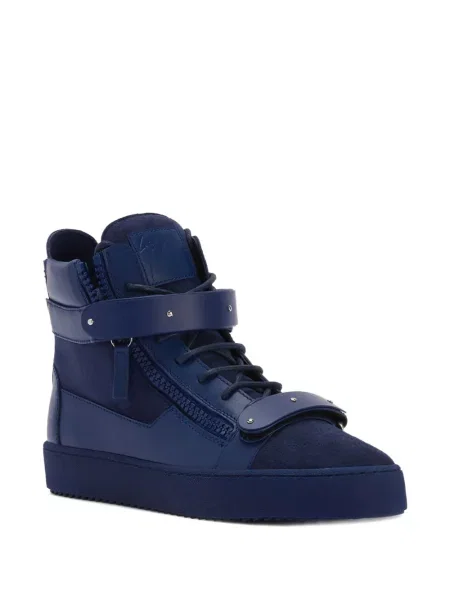 Маратонки Giuseppe Zanotti Coby с връзки с дантела синьо