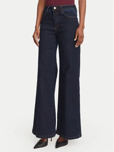 Rinascimento Τζιν Σκούρο Wide Leg μπλε