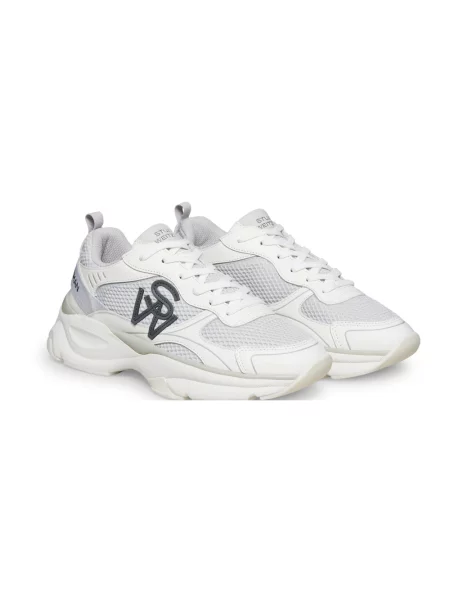 Sneakersy Stuart Weitzman skórzane szare