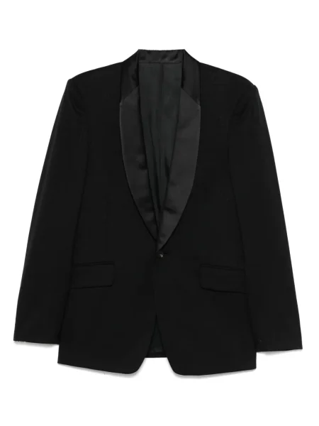 Žakárové sako Miu Miu Pre-owned černé