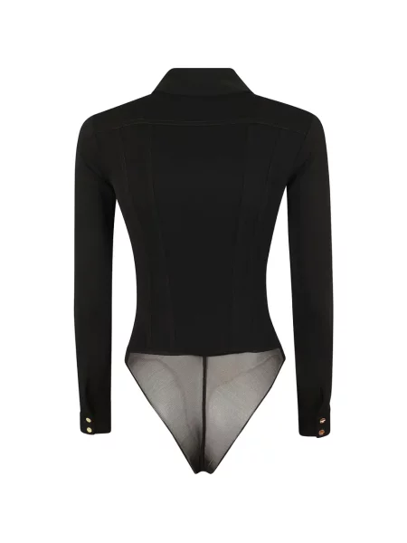 Lung body Elisabetta Franchi cu autograf negru