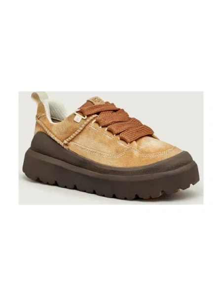 UGG Sneakers HERITAGE UTILITY SNEAKER KNOLL | piele întoarsă bej