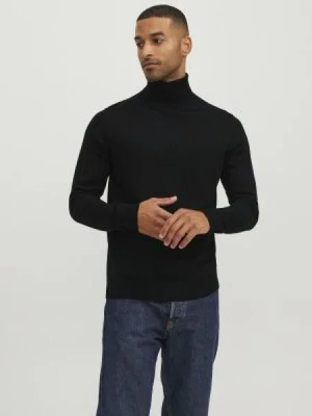 JACK & JONES Pulover JPRMARK' negru