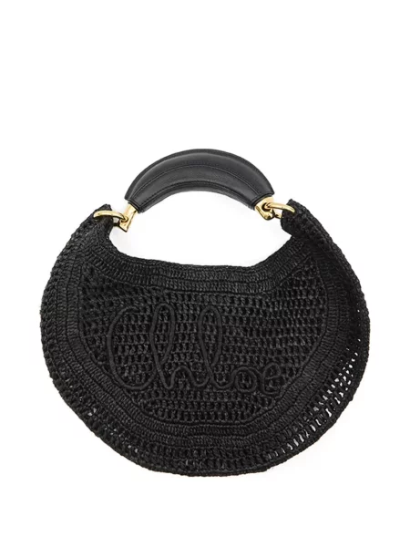 Geanta hobo Chloé negru