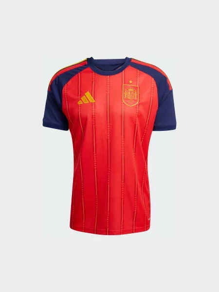 Переработанный футболка Adidas красная