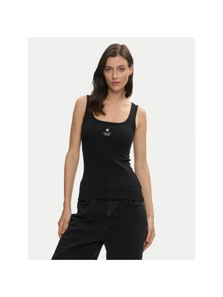 Guess Jeans Felső Regular Fit fekete