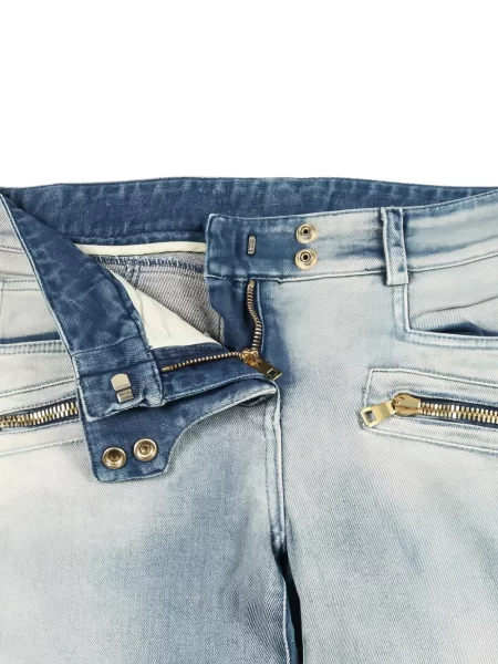 Blugi Balmain biker albastru