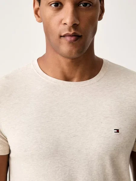 Tommy Hilfiger тениска basic мъжка от с бежово