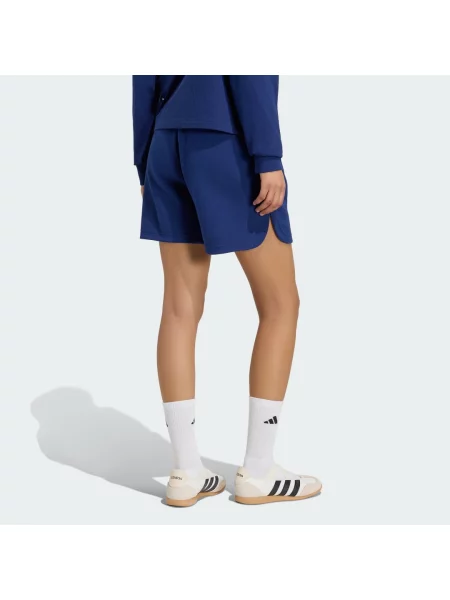 Szorty 3 Stripes Studio Fleece Loose niebieskie