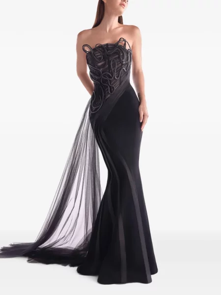 Rochie Gaby Charbachy fără bretele negru