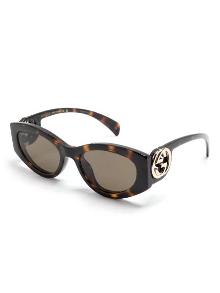 Sluneční brýle Gucci Eyewear hnědé