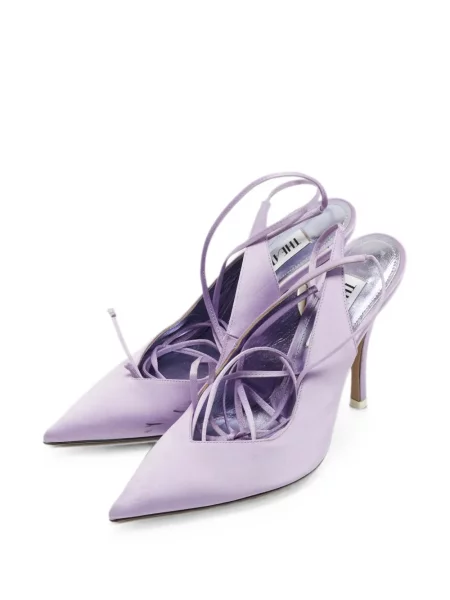 Pantofi cu toc The Attico plic violet