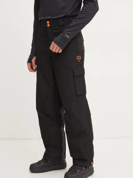 Guess pantaloni de schi negru