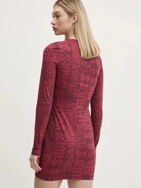 Платье мини Guess Originals красное