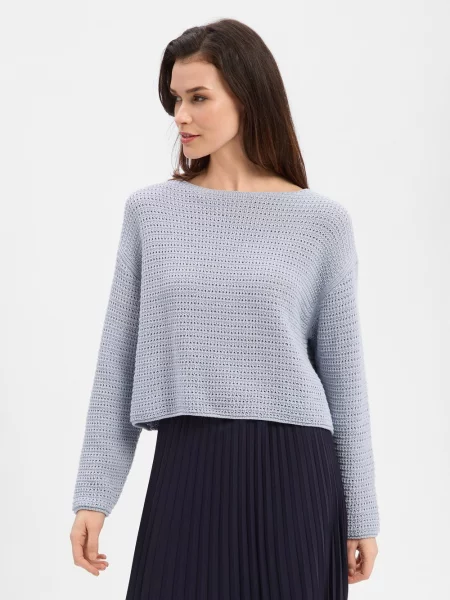Drykorn Sweter Imenia blau niebieski