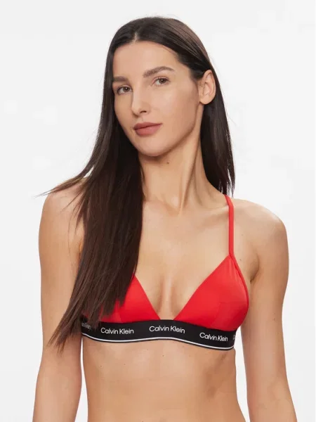 Gornji del bikini Calvin Klein Swimwear bela