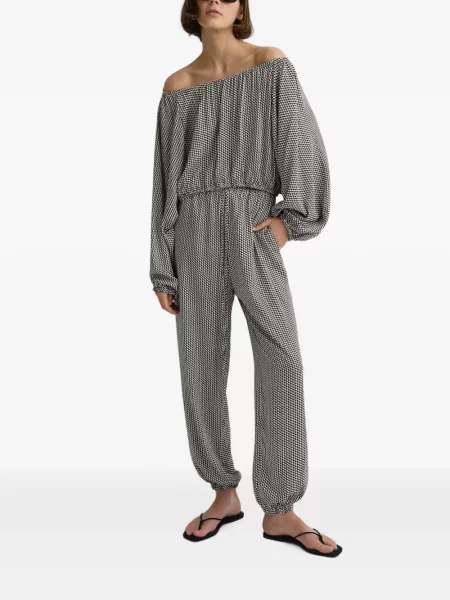 Pantaloni Bondi Born cu buline alb
