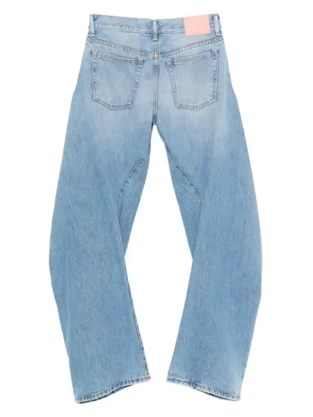 Blugi Acne Studios zdrențuiți albastru