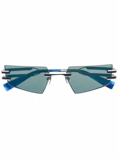 Ochelari de soare Balmain Eyewear cu imprimeu geometric albastru