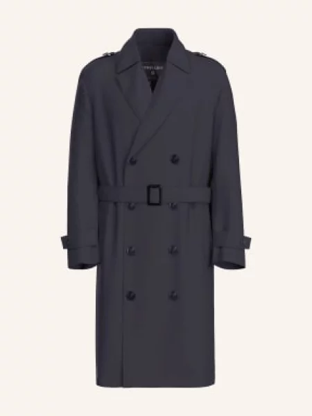 Trenčkot Strellson modrý