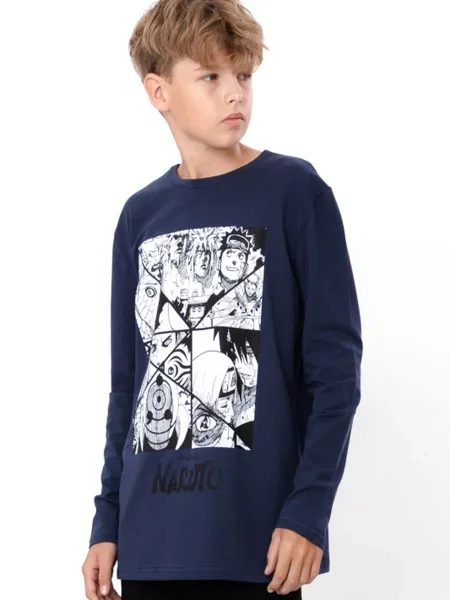 Дитячий Лонгслів Носи своє темно-синій синій