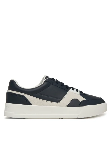 Сникърси Tommy Hilfiger Th Court Craft Mix тъмносин