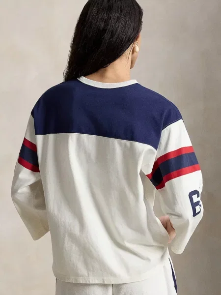 Bluza o kroju regular fit z nadrukiem polo bear Polo Ralph Lauren biała