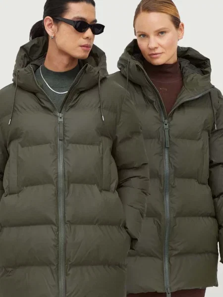 Μπουφάν Rains Jackets πράσινο